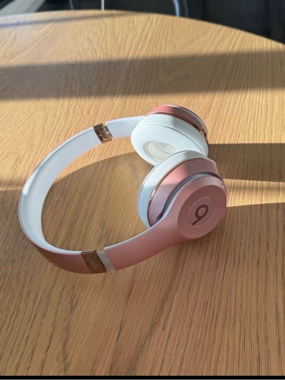 Beats by Dre On-Ear Headphones in Rose Gold and White